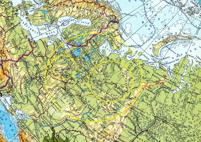 Физическая карта Восточной Европы Физическая карта Восточной Европы