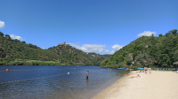 Купание на Praia Fluvial do Alamal (<b>+видео</b>)