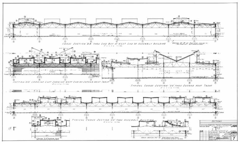 Сталинградский тракторный завод. Сборочный корпус Сталинградский тракторный завод. Сборочный корпус