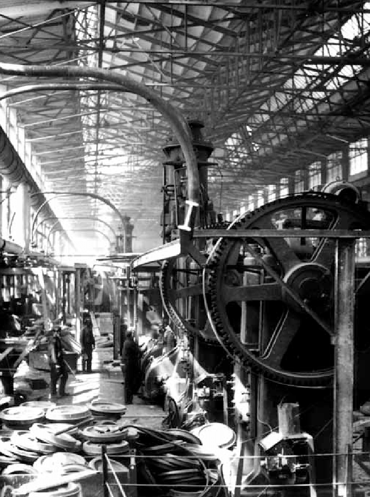 Кузнечный цех Челябинского тракторного завода, 1930-е годы Кузнечный цех Челябинского тракторного завода, 1930-е годы