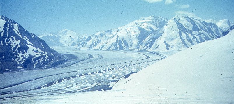 Fedchenko Glacier in the Pamir Mountains